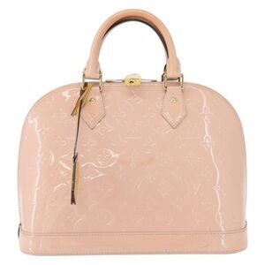 Louis Vuitton Alma Handbag Patent Leather Pink Patent_Leather Handbag